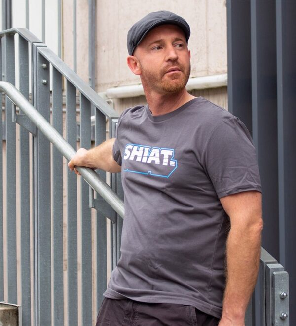Fairtrade T-Shirt – 5th Wave Edition Asphalt – Anthracite – Bio & Limited