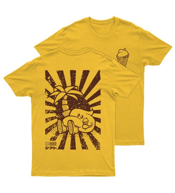 Fairtrade T-Shirt – 7th Wave Edition Icy – Spectra Yellow – Bio & Limited