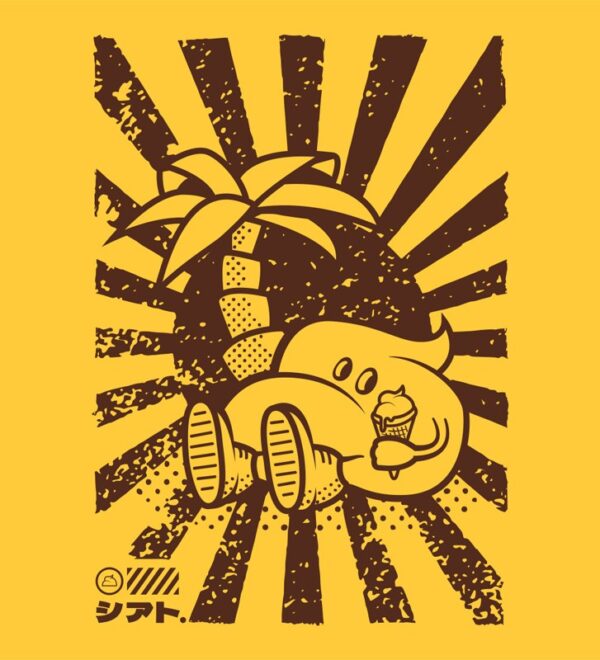 Fairtrade T-Shirt – 7th Wave Edition Icy – Spectra Yellow – Bio & Limited