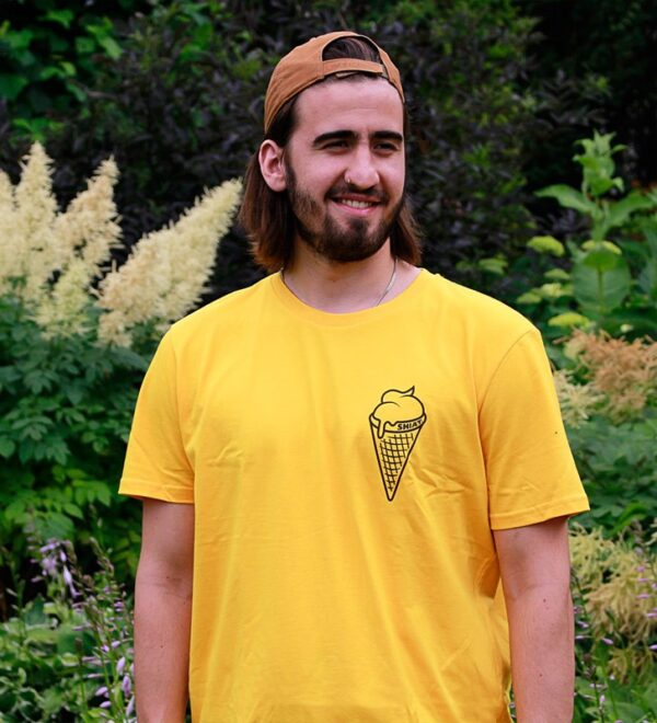 Fairtrade T-Shirt – 7th Wave Edition Icy – Spectra Yellow – Bio & Limited