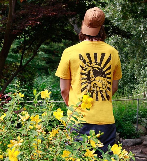 Fairtrade T-Shirt – 7th Wave Edition Icy – Spectra Yellow – Bio & Limited